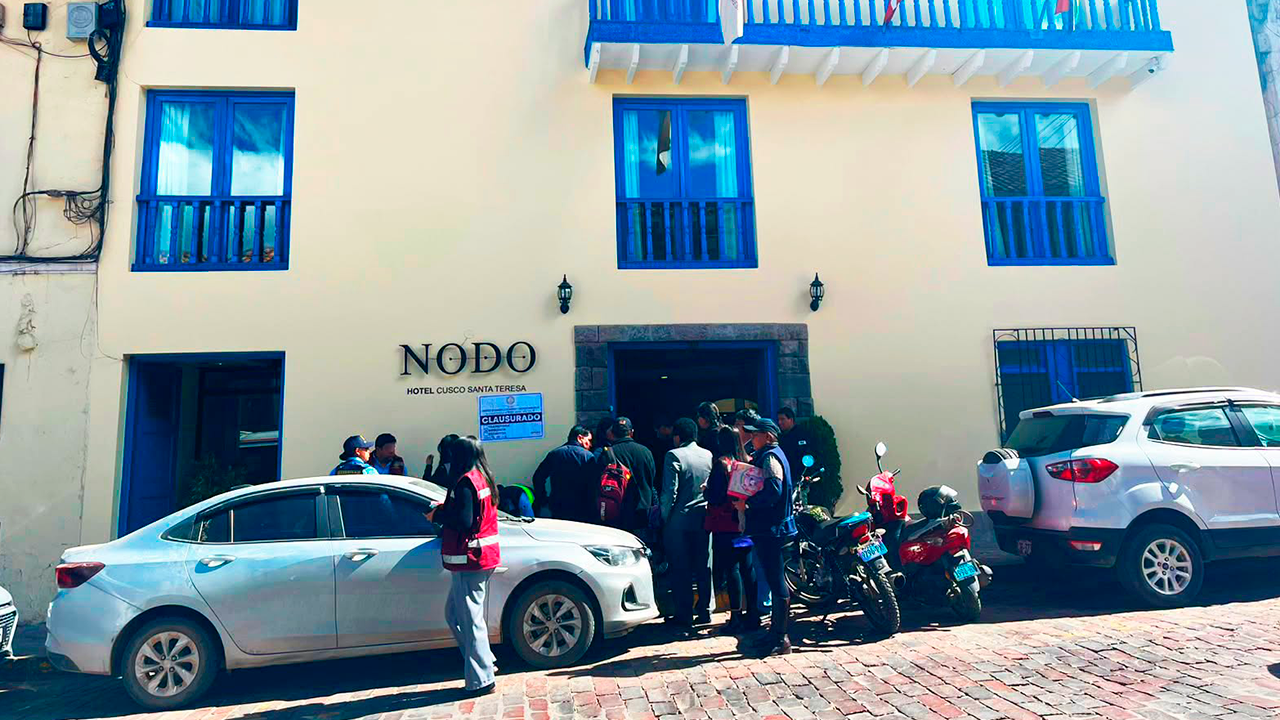 Clausuran hotel Nodo en Cusco tras intoxicación de once turistas