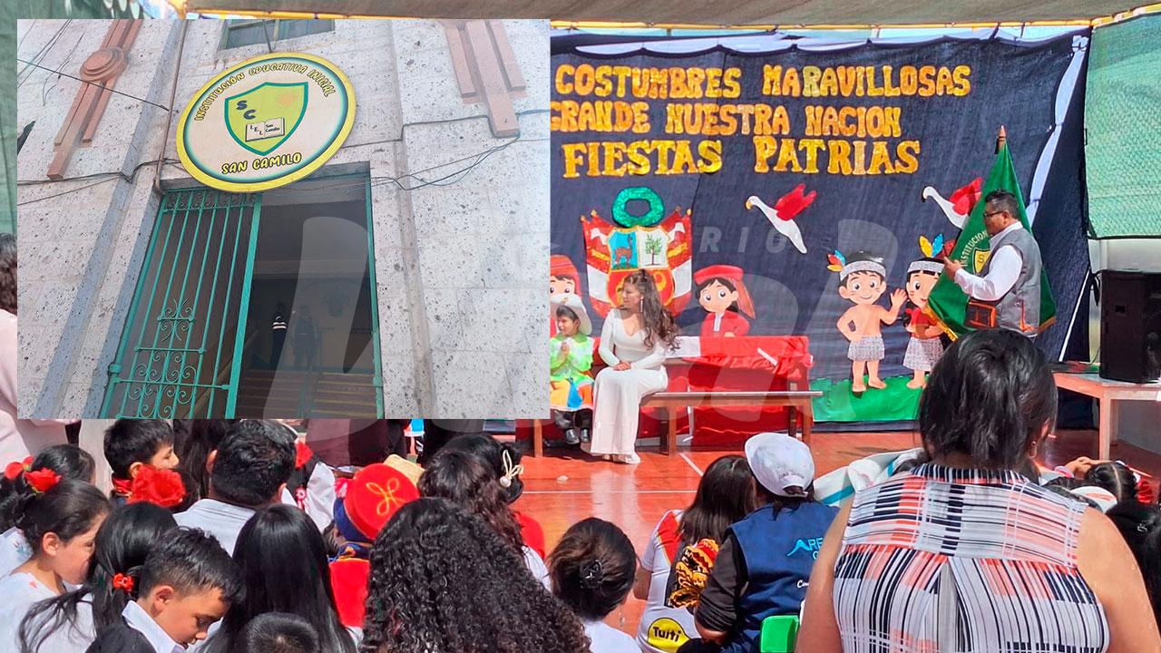 Colegio inicial San Camilo educa a menores mientras sus padres trabajan como comerciantes