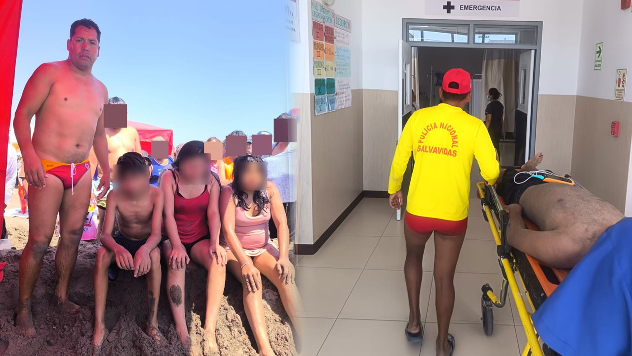 Mollendo: salvavidas rescatan a bañistas 