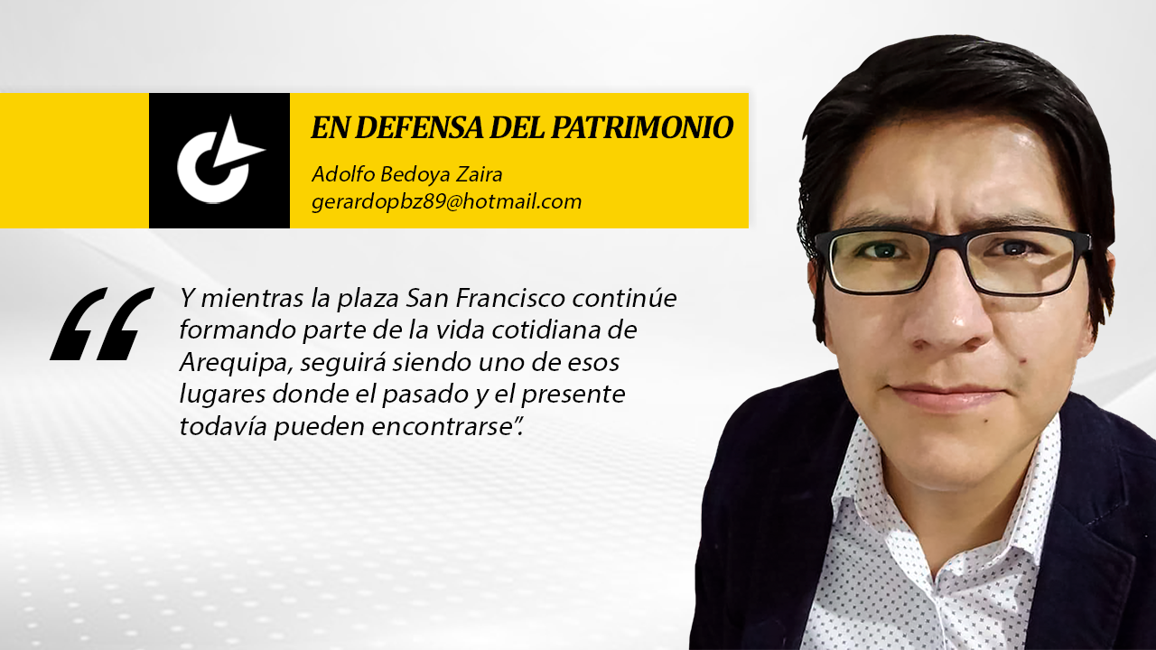 Una plaza que también cuenta la historia de Arequipa