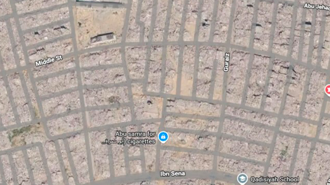 Google Maps muestra la devastación de Rafah en imágenes de 2026