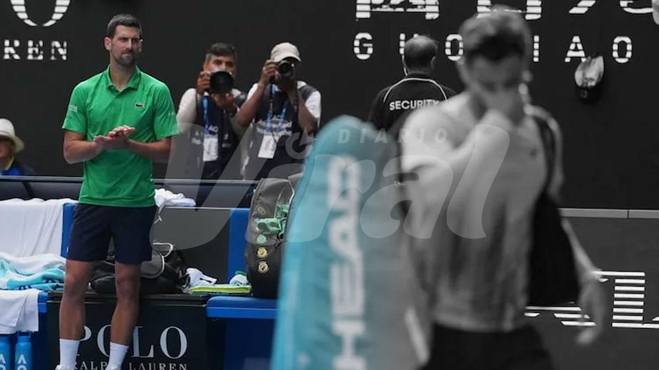 Djokovic avanza a semis del Australian Open tras abandono repentino de Musetti