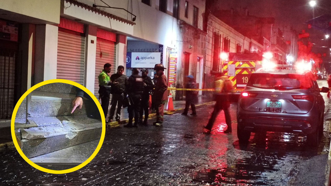 Arequipa: detonan explosivo en estudio jurídico en Cercado