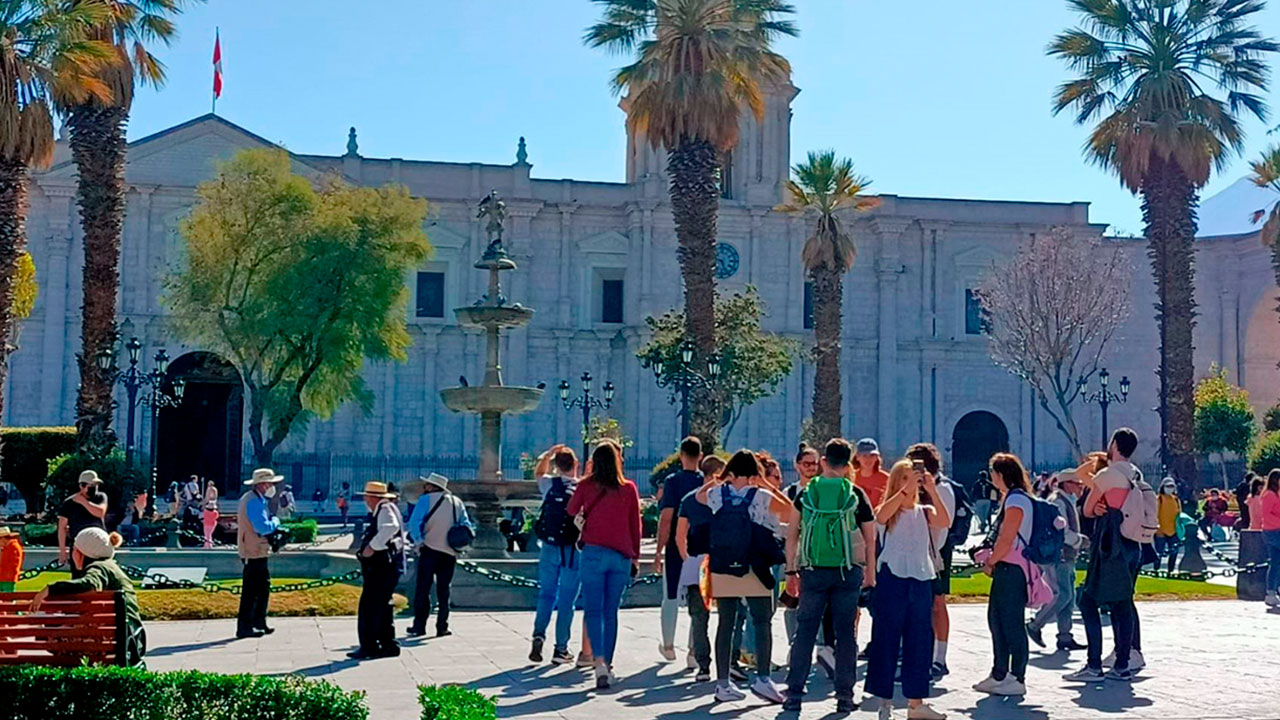 Arequipa registró más de 61 mil visitas turísticas en relación a los indicadores del 2019