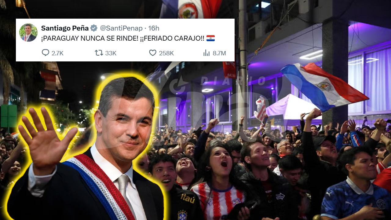 Paraguay celebra el feriado tras histórica eliminación de Alemania