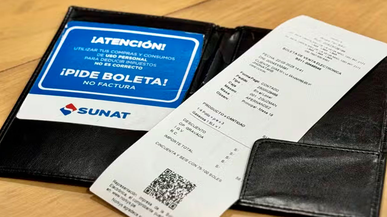 Sunat relanza sorteo de comprobantes electrónicos: entregará premios de hasta S/100 mil a ciudadanos