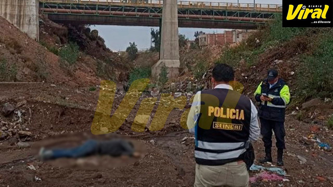 Hallan cadáver bajo el puente Añashuayco