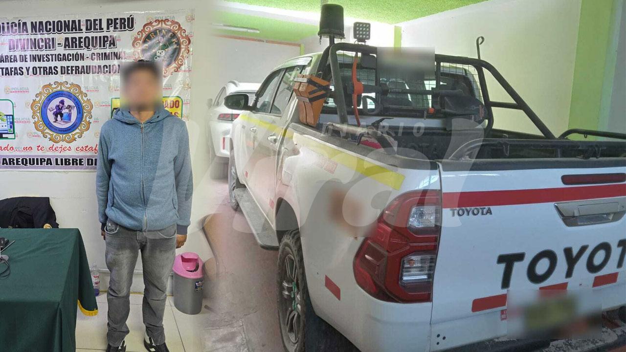 Hunter: detienen a sujeto que alquiló camioneta y pretendía apropiarse de ella 