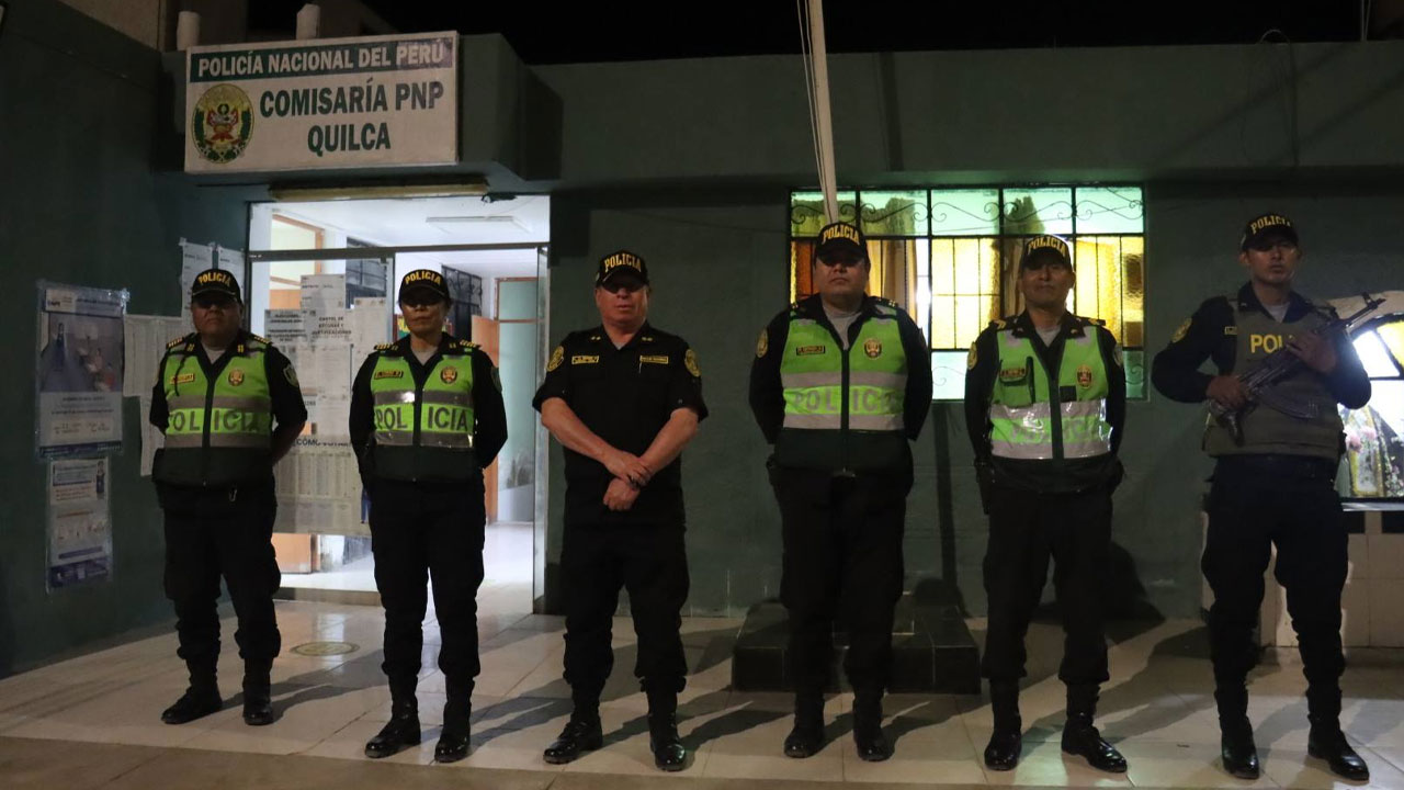 PNP supervisa seguridad electoral en Quilca