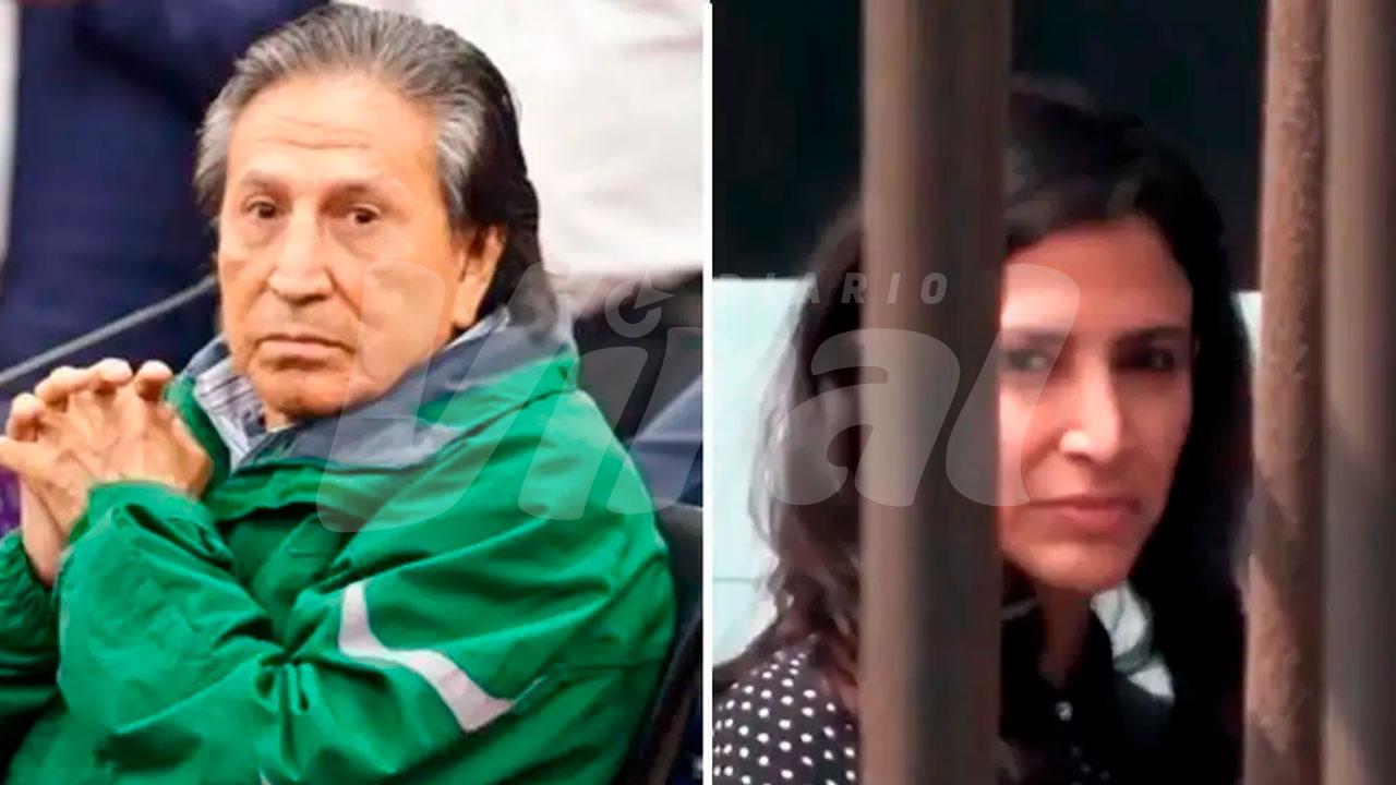 Chantal Toledo visita a su padre Alejandro Toledo en el penal de Barbadillo