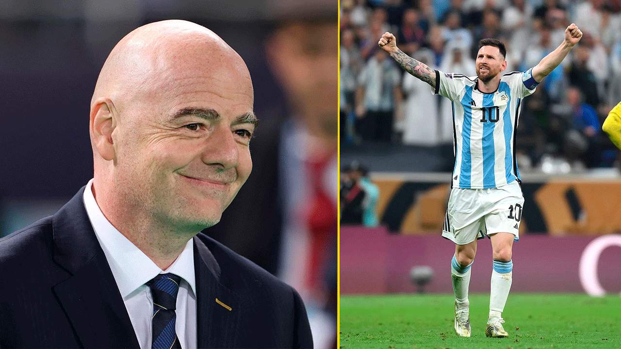 Infantino elogia a Messi tras hacer historia en el Mundial: “Gracias por contagiar tanta alegría”