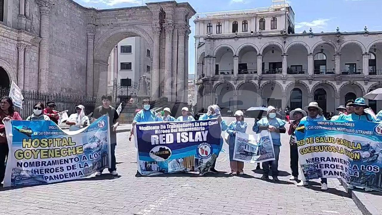 Cerca de 2500 extrabajadores CAS covid esperan por 4 años su nombramiento