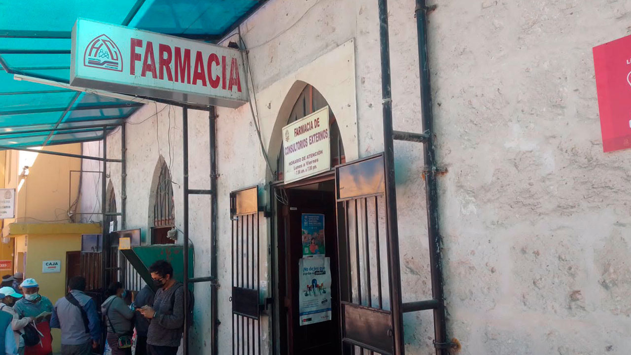 Sin control logístico de medicamento en la farmacia del hospital Goyeneche