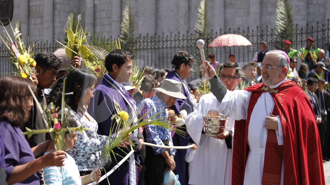 Conozca los horarios de misas por Domingo de Ramos en Arequipa
