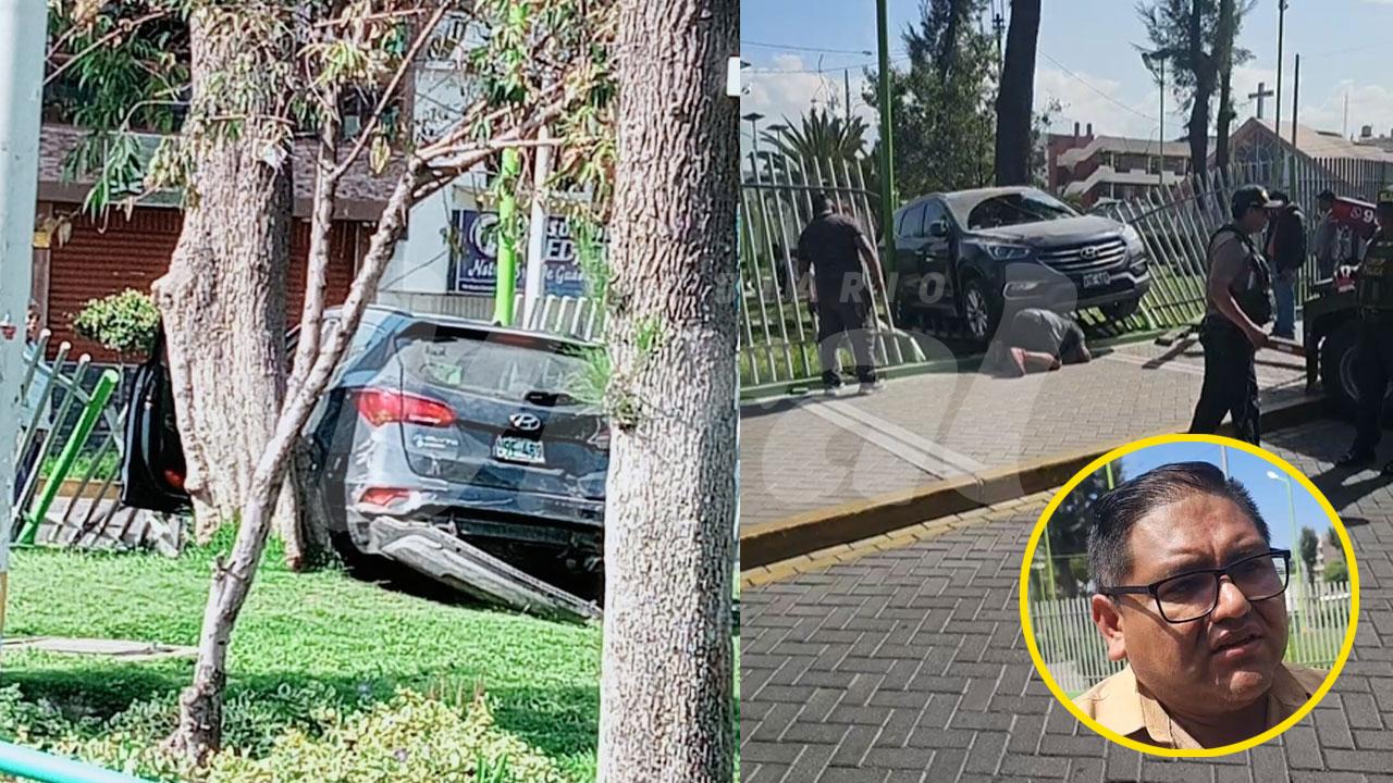 Multa de hasta S/8000 por choque en parque Umachiri del distrito de Mariano Melgar