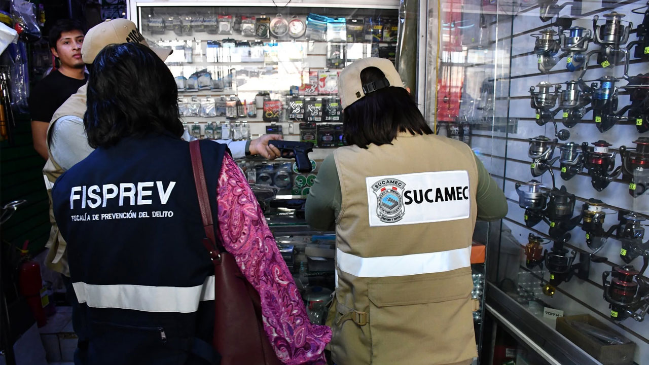 Decomisan más de 42 armas de aire y 27 réplicas en Arequipa