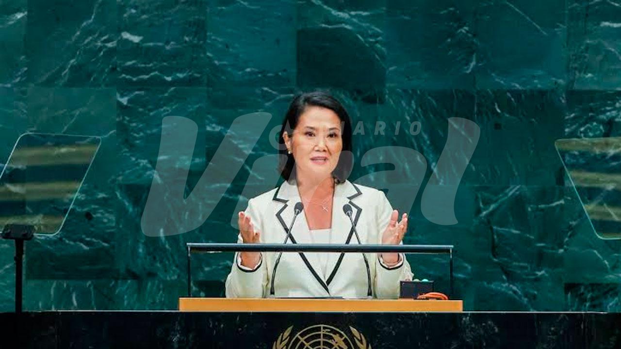 Congresistas cuestionan discurso de Keiko Fujimori ante la ONU