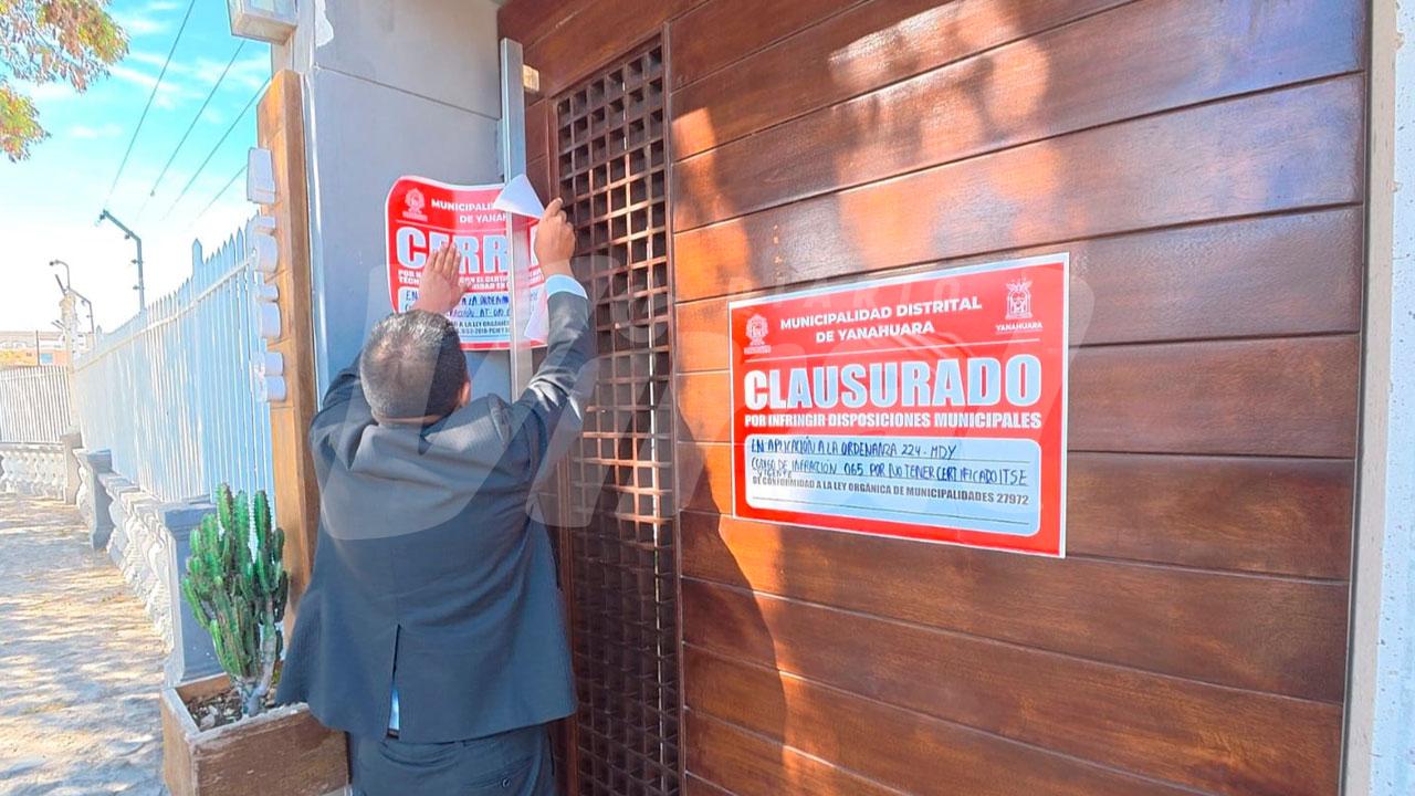 Clausuran 10 centros médicos por operar sin autorización en Yanahuara