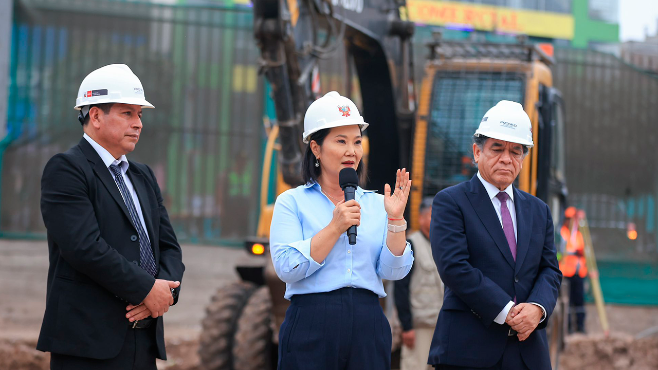 Keiko Fujimori anuncia balance de gestión y destaca retiro de 42 antenas en penales
