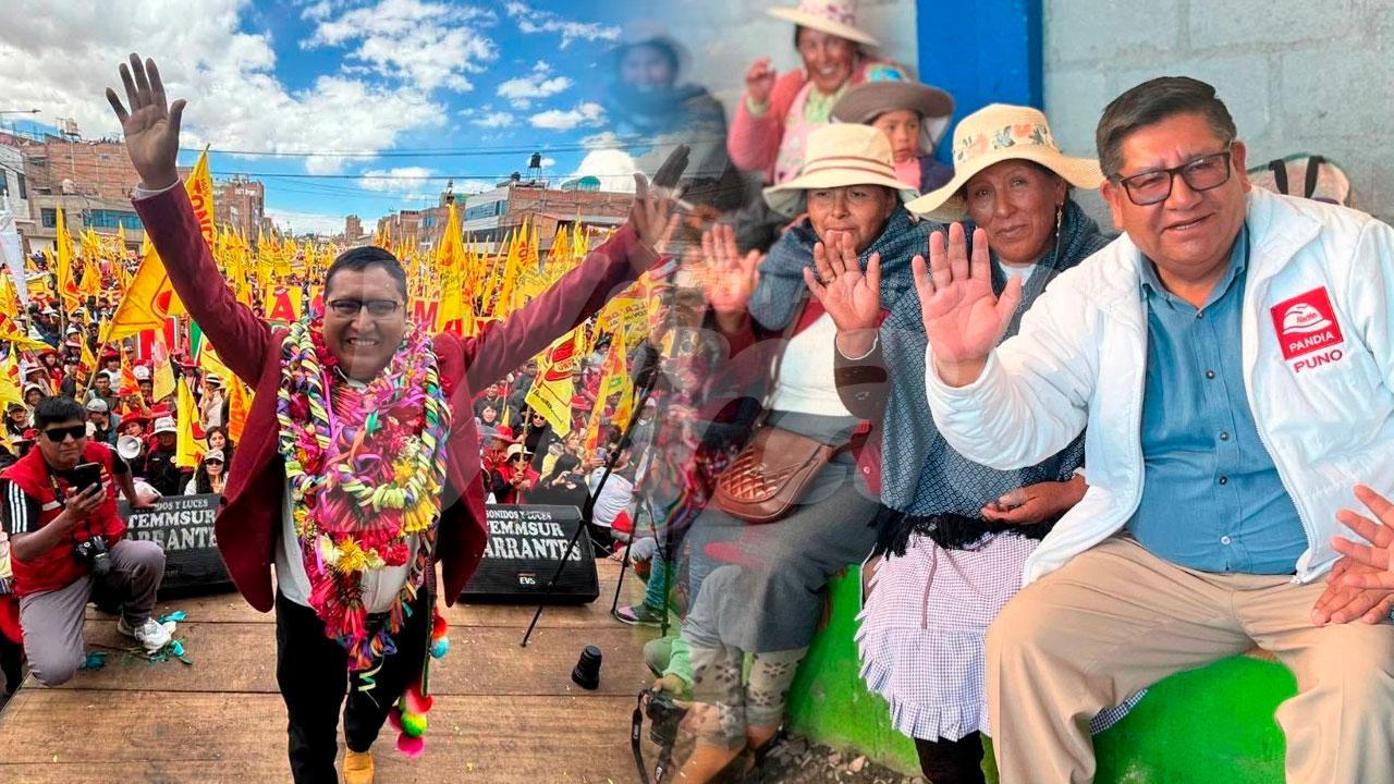 Marcelino Tonconi y Eduardo Quispe pasarían a segunda vuelta en Puno