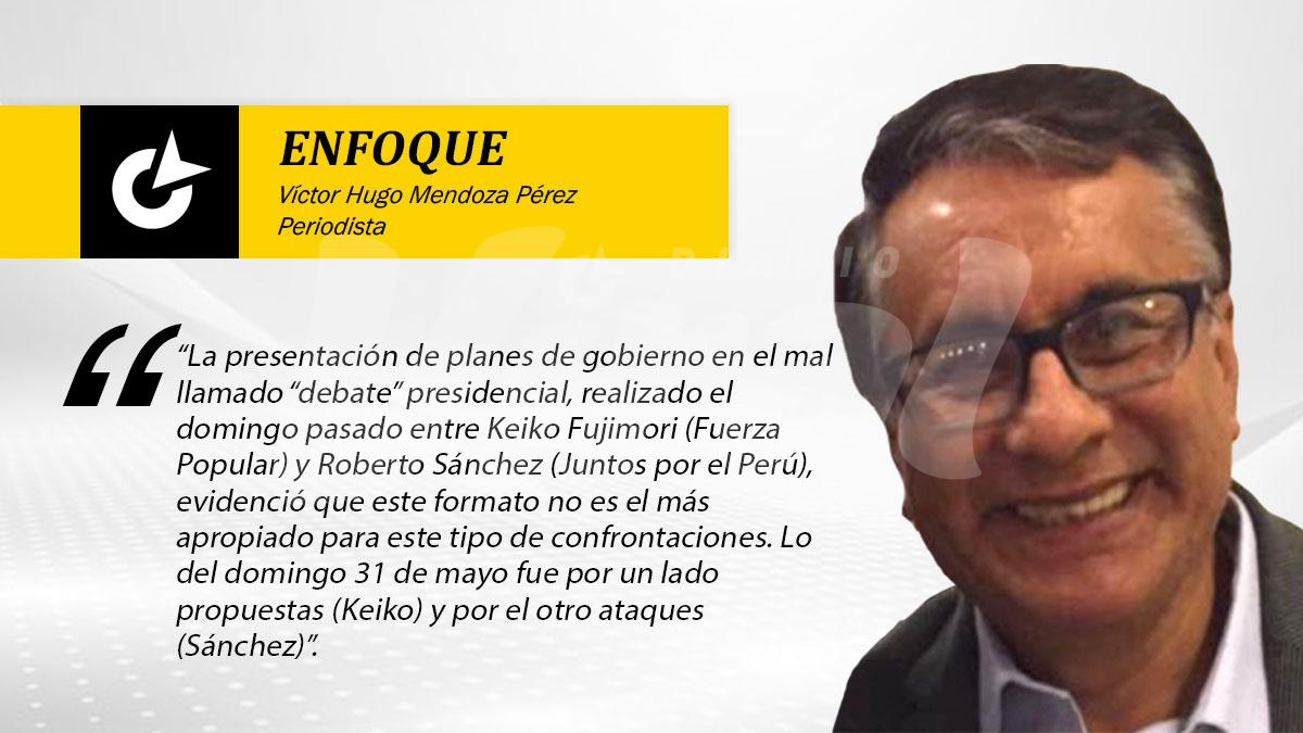 Debate presidencial: Propuesta versus ataques