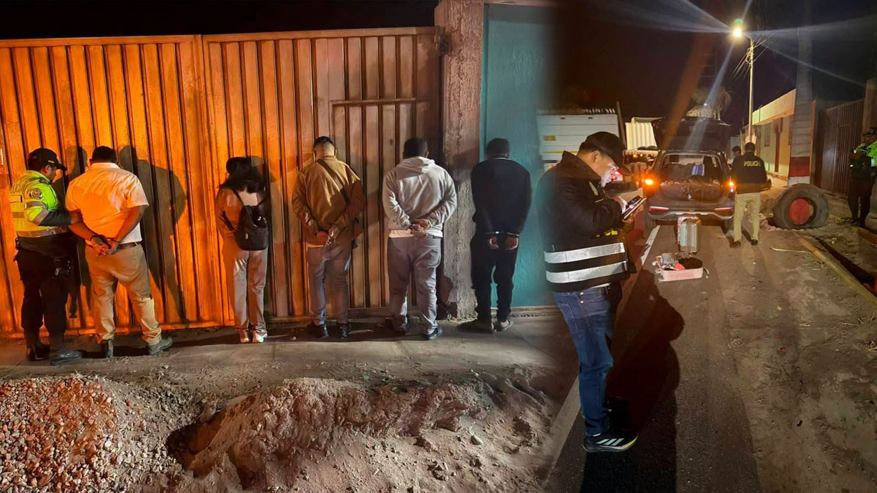 Capturan a presunta banda de robacasas en Ocoña