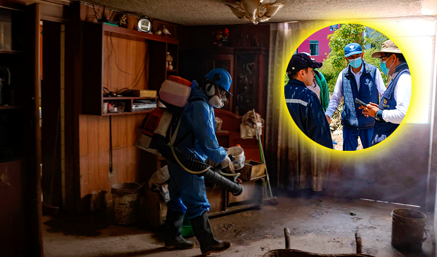 Arequipa activa desinfección en Flora Tristán luego de desborde de torrentera Chullo para evitar brotes infecciosos