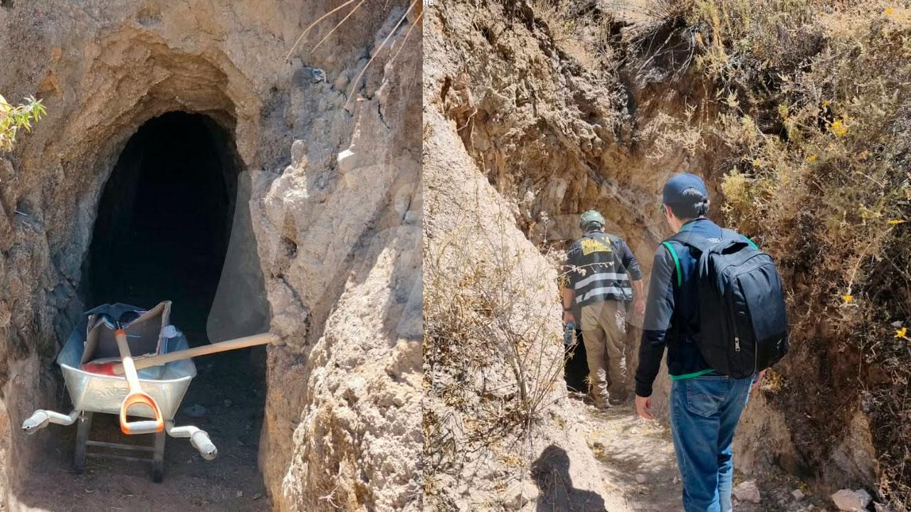 Operativo contra la minería ilegal destruye 10 bocaminas y 15 campamentos en Caylloma