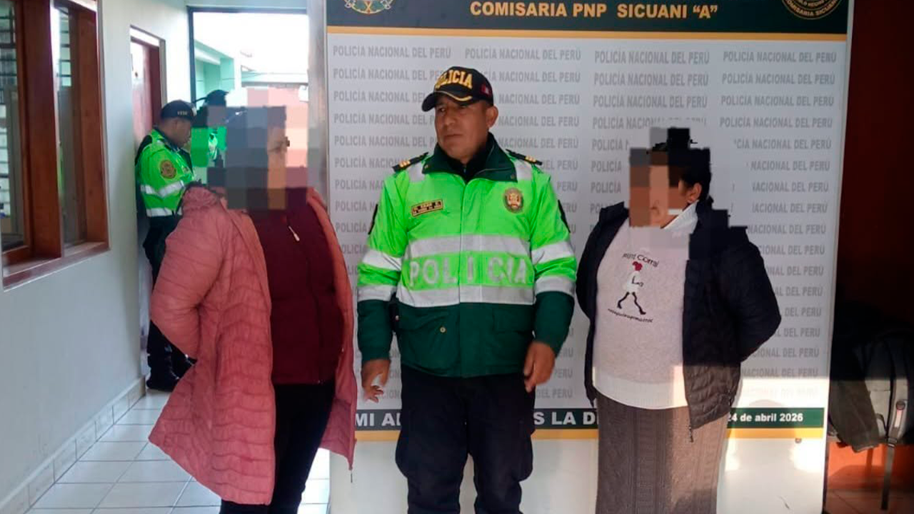 Sicuani: detienen a dos mujeres acusadas de integrar banda “Las sigilosas”