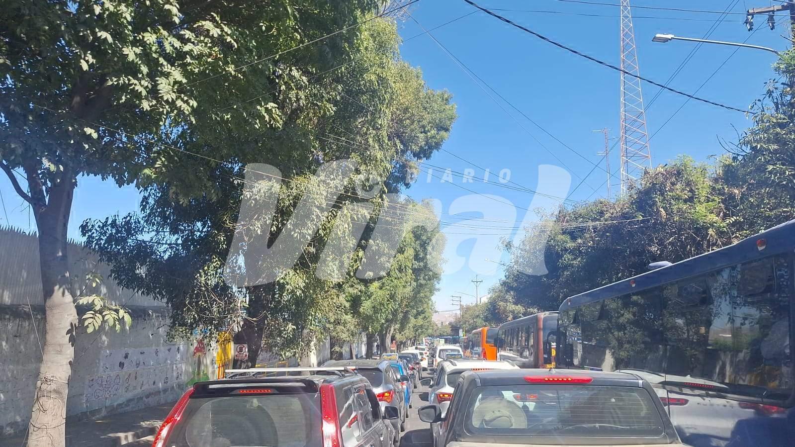 Tráfico en Arequipa por malos planes