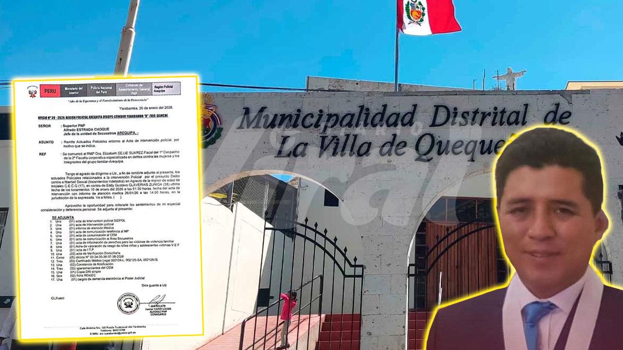 Denuncian a regidor de Quequeña por presuntos tocamientos a menor