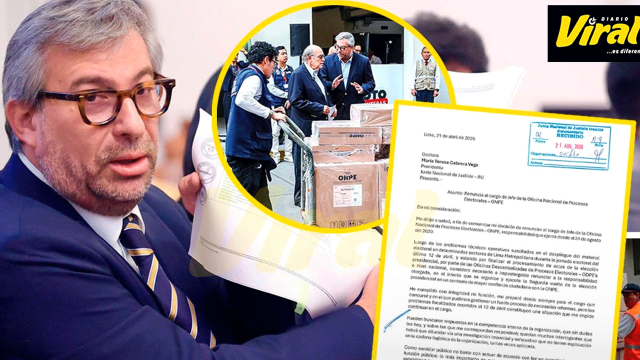 Corvetto presenta su carta de renuncia al cargo ante la Junta Nacional de Justicia