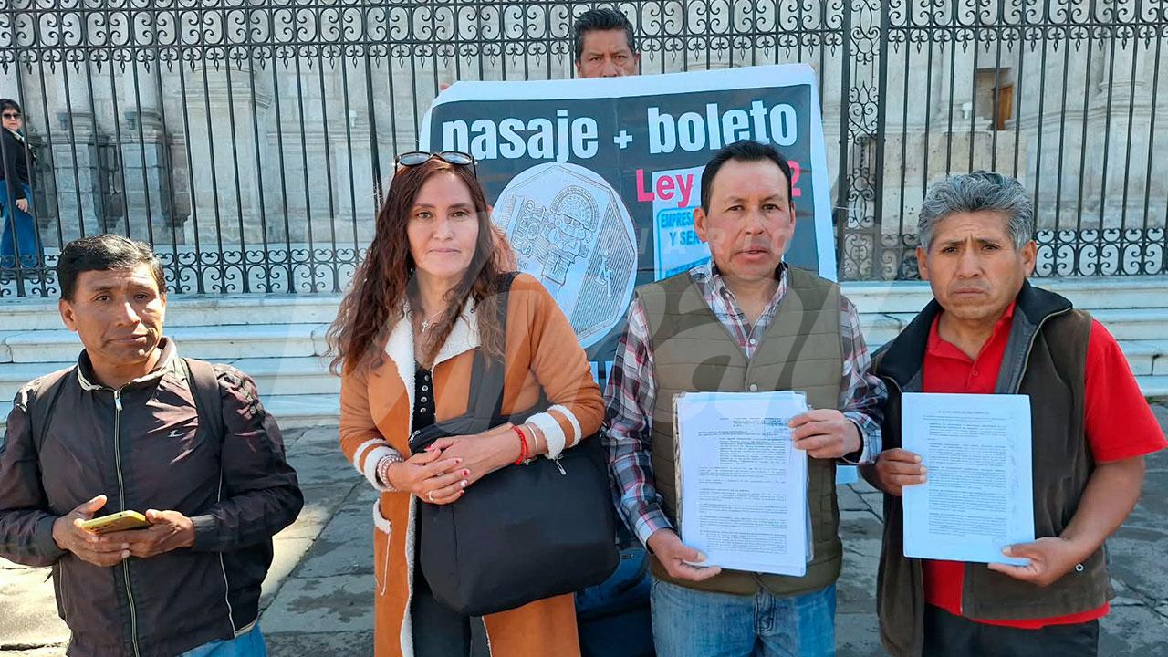 Pobladores realizarán plantón pidiendo resolución de contratos a concesionarias del SIT