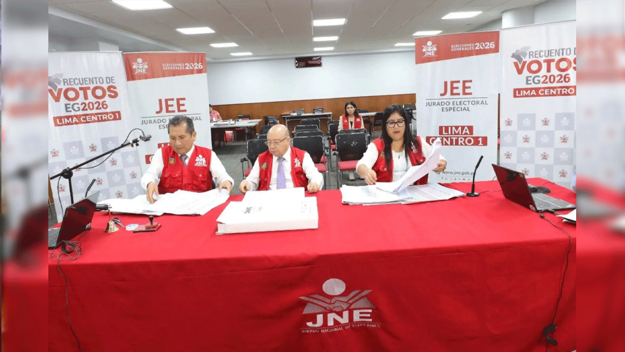 JNE anuncia cuando será el reconteo de votos