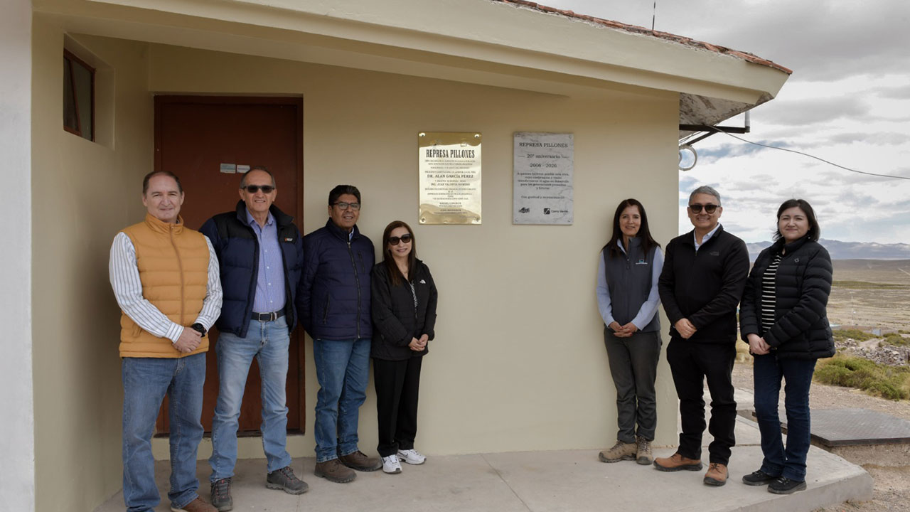 Represa Pillones conmemora 20 años de funcionamiento