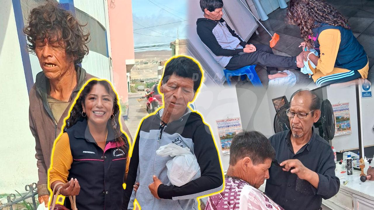 Camaná: damas llevan solidaridad a persona en situación de calle