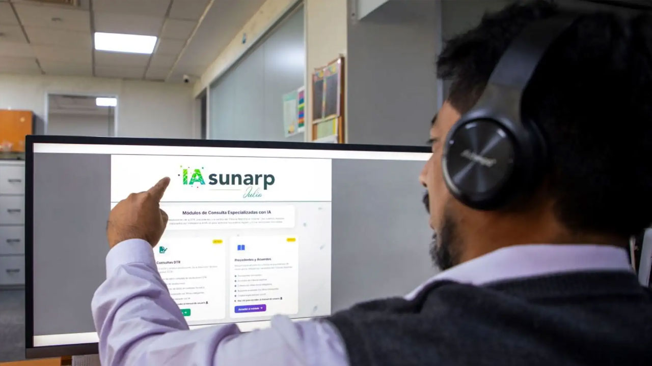 Titular: Sunarp lanza plataforma con inteligencia artificial para agilizar trámites registrales