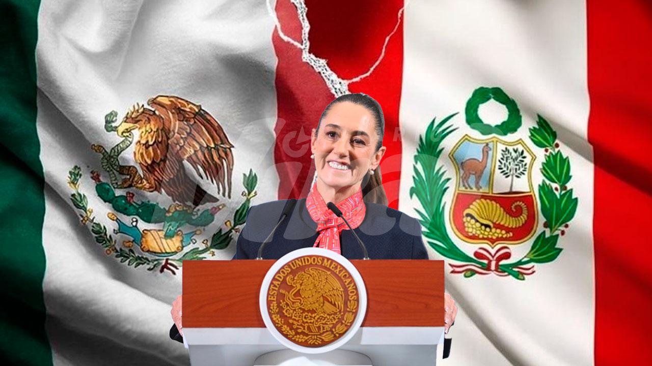 Presidenta de México abre la puerta al diálogo con Perú y reitera pedido de salvoconducto