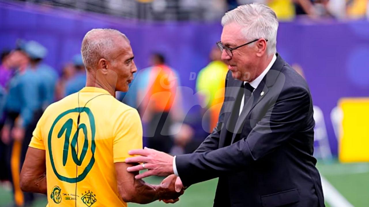 Romário pide la salida de Ancelotti tras fracaso de Brasil