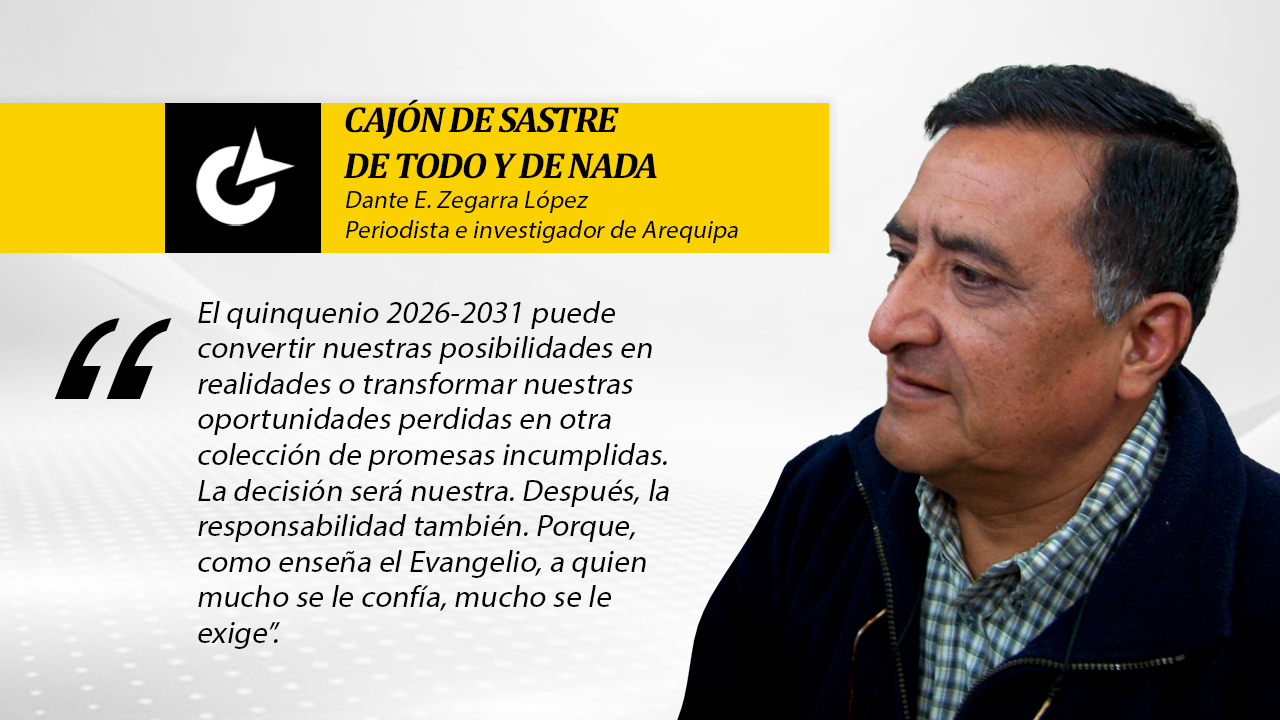 Quince candidatos, una sola oportunidad para Arequipa 