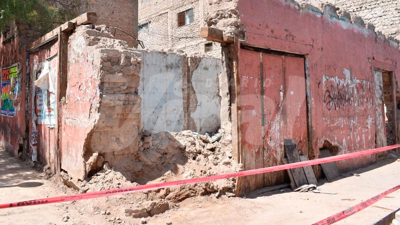 Fiscalía interviene inmueble con riesgo de colapso en el centro histórico de Ilo