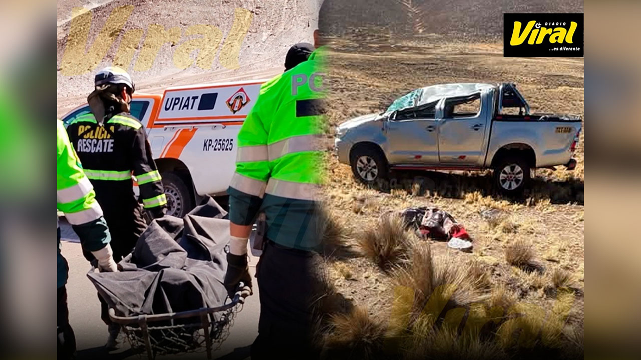 Imata: menor muere frente a su padre tras volcadura