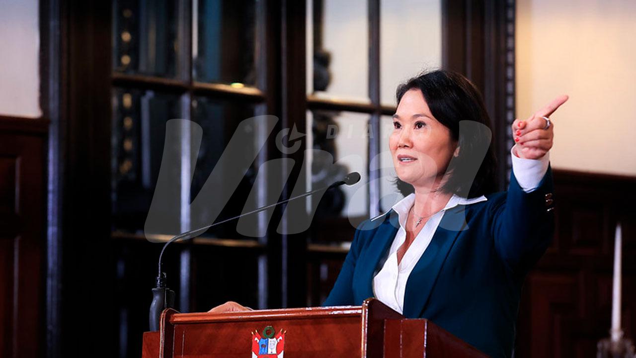  Keiko Fujimori anunciará unidad militar-policial para enfrentar criminalidad
