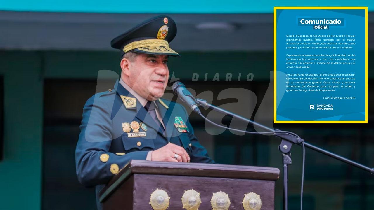 Exigen salida de Óscar Arriola tras crimen en Trujillo