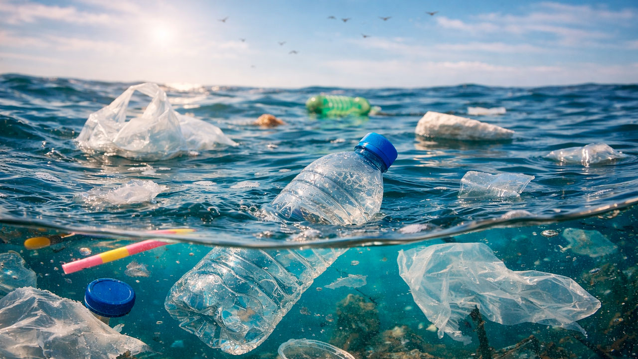 Crean plástico vegetal que se disuelve en el mar en horas y sin generar microplásticos