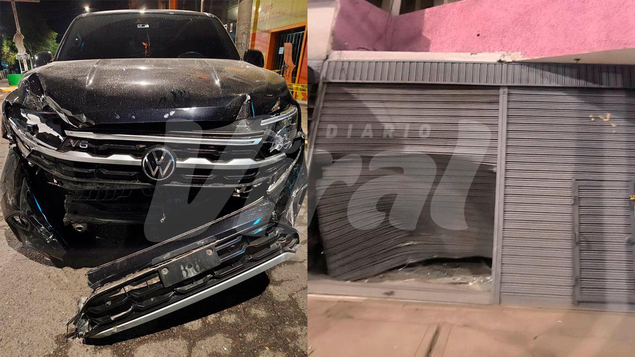 Violento choque entre camioneta y auto deja un herido en Cayma