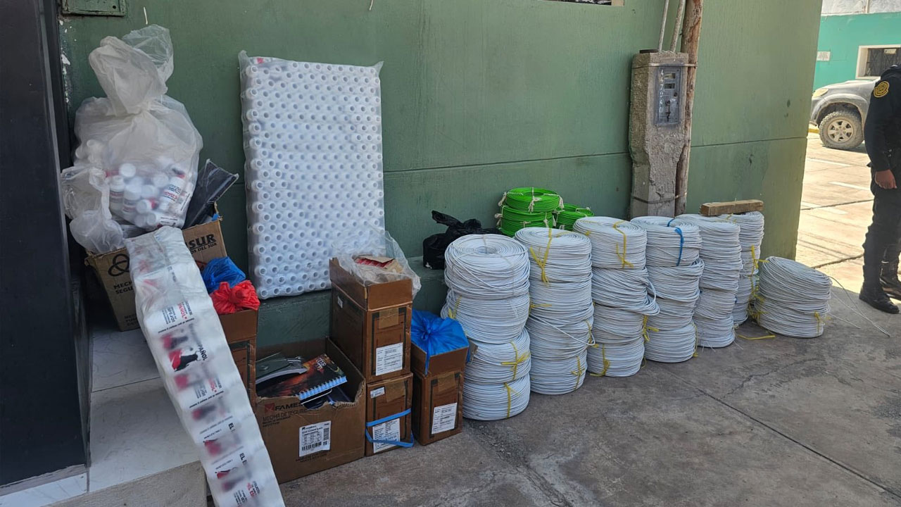 Intervienen ferretería con explosivos en Secocha
