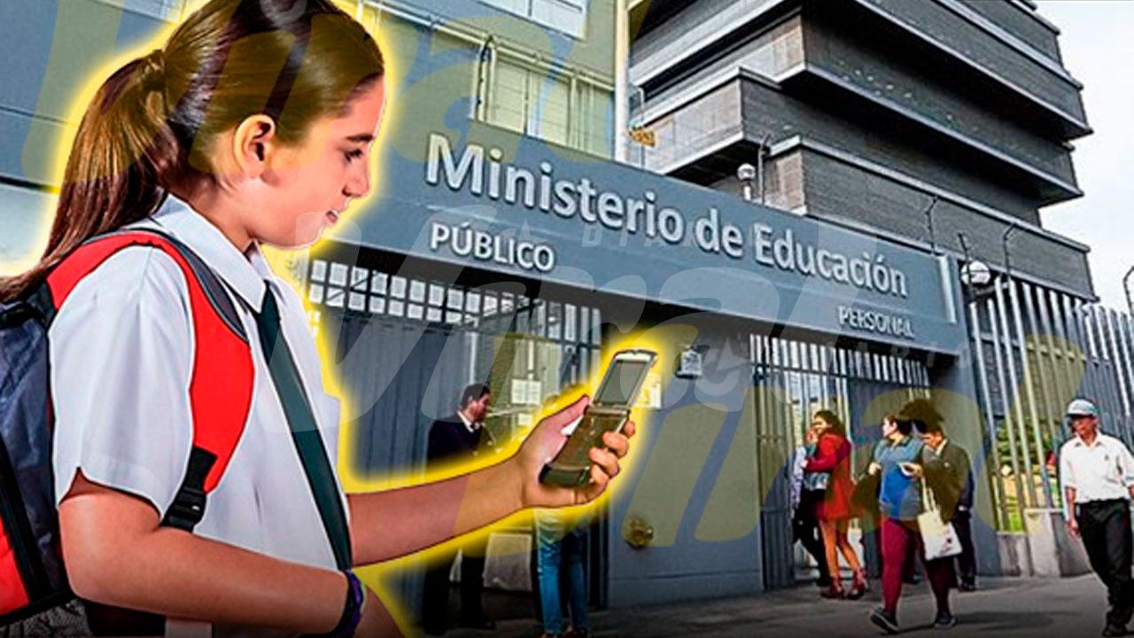Minedu restringe uso de celulares durante las actividades escolares
