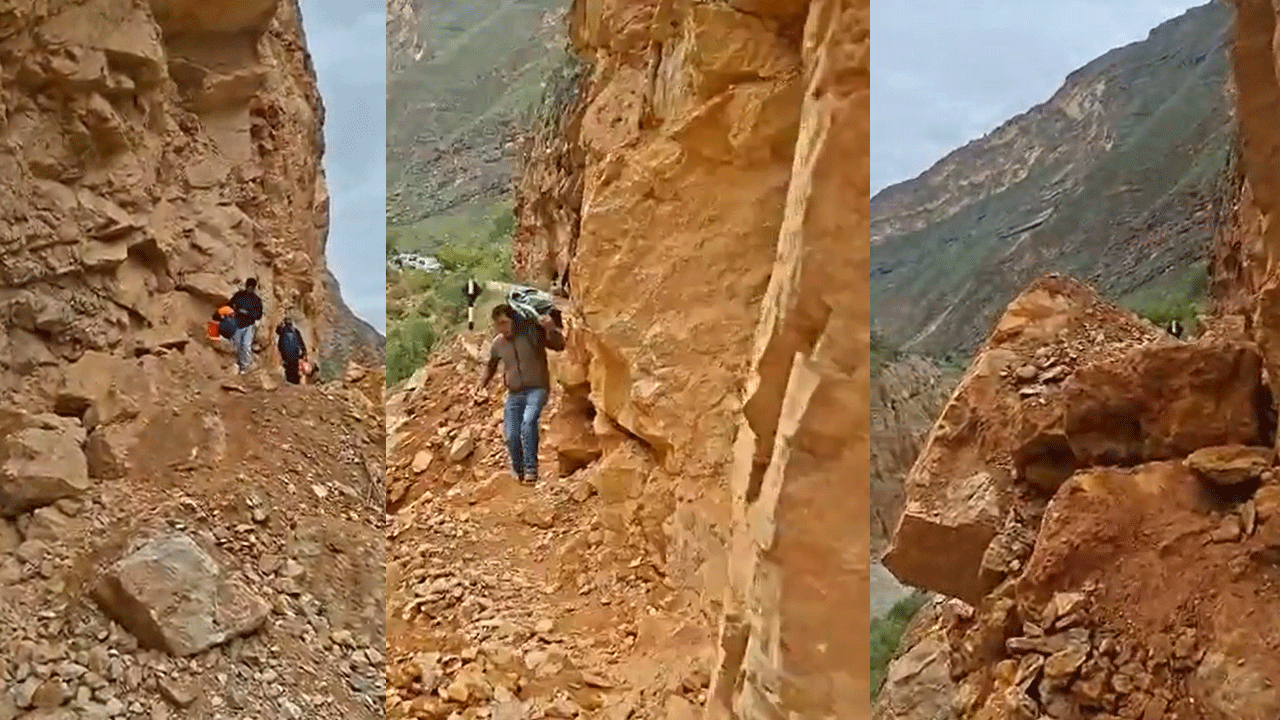 Pobladores en Huánuco llevan un mes incomunicados tras derrumbe en carretera
