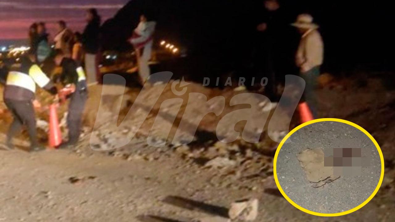Hallan feto de aproximadamente cinco meses en torrentera de Cerro Colorado